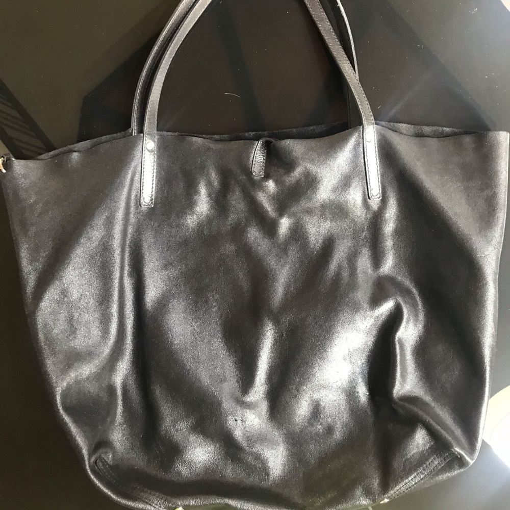Tiffany and Co leather reversible tote